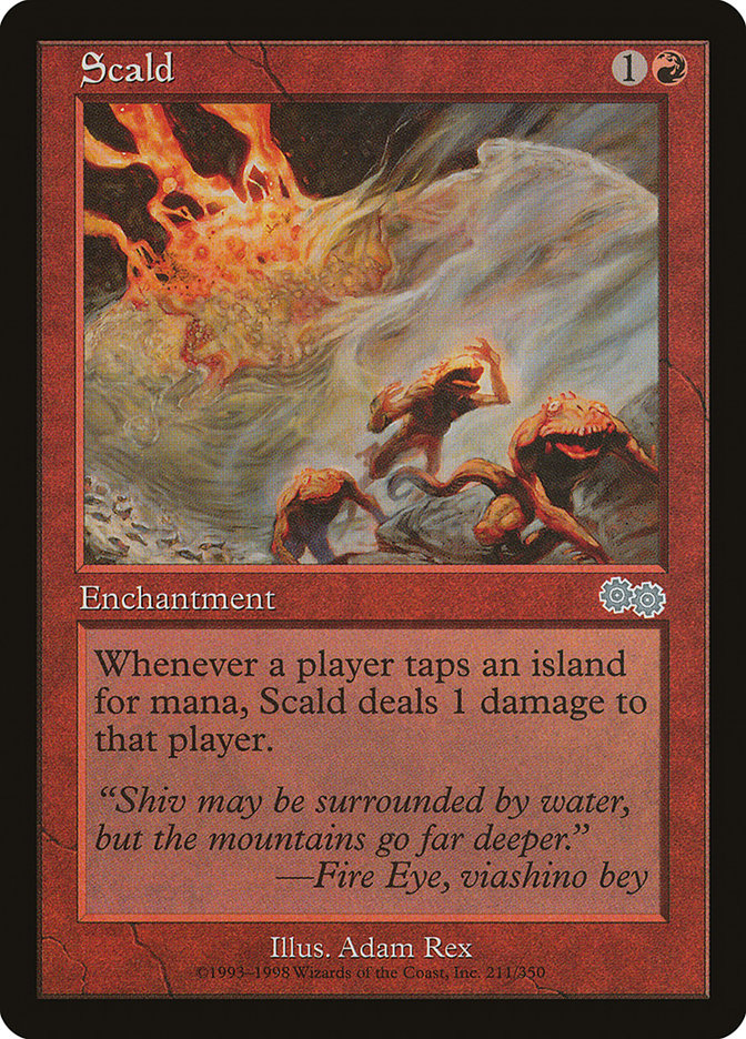 Scald [Urza's Saga] | The Gaming Verse