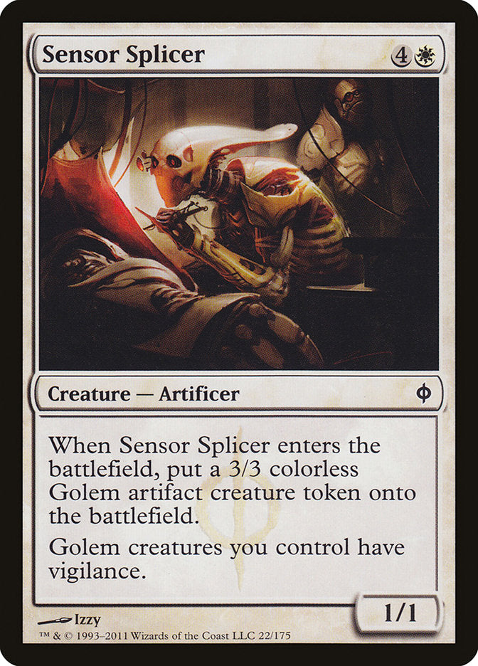 Sensor Splicer [New Phyrexia] | The Gaming Verse