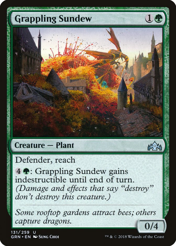 Grappling Sundew [Guilds of Ravnica] | The Gaming Verse