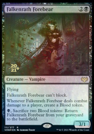 Falkenrath Forebear [Innistrad: Crimson Vow Prerelease Promos] | The Gaming Verse