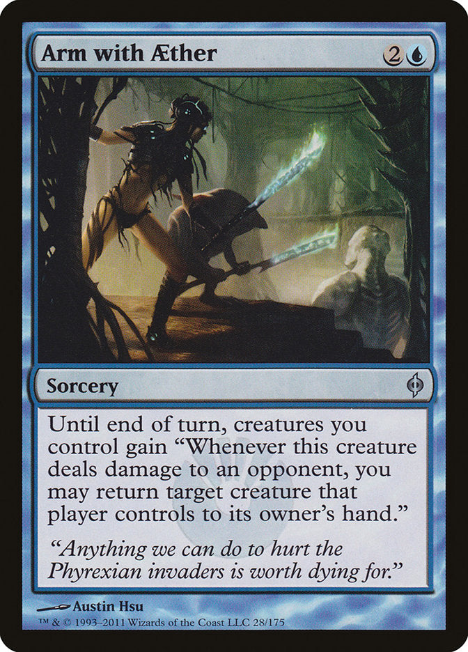 Arm with Aether [New Phyrexia] | The Gaming Verse