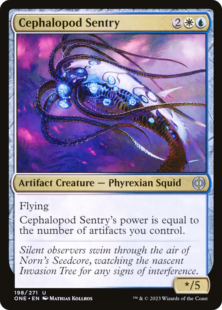 Cephalopod Sentry [Phyrexia: All Will Be One] | The Gaming Verse