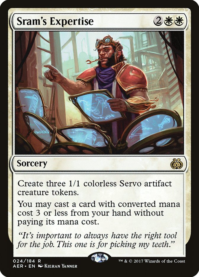 Sram's Expertise [Aether Revolt] | The Gaming Verse