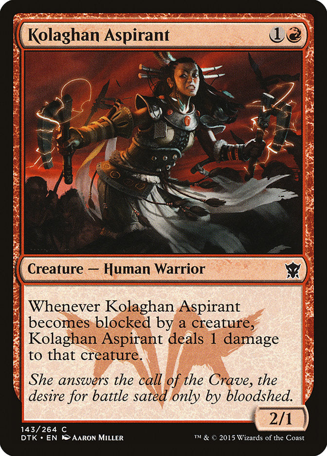 Kolaghan Aspirant [Dragons of Tarkir] | The Gaming Verse