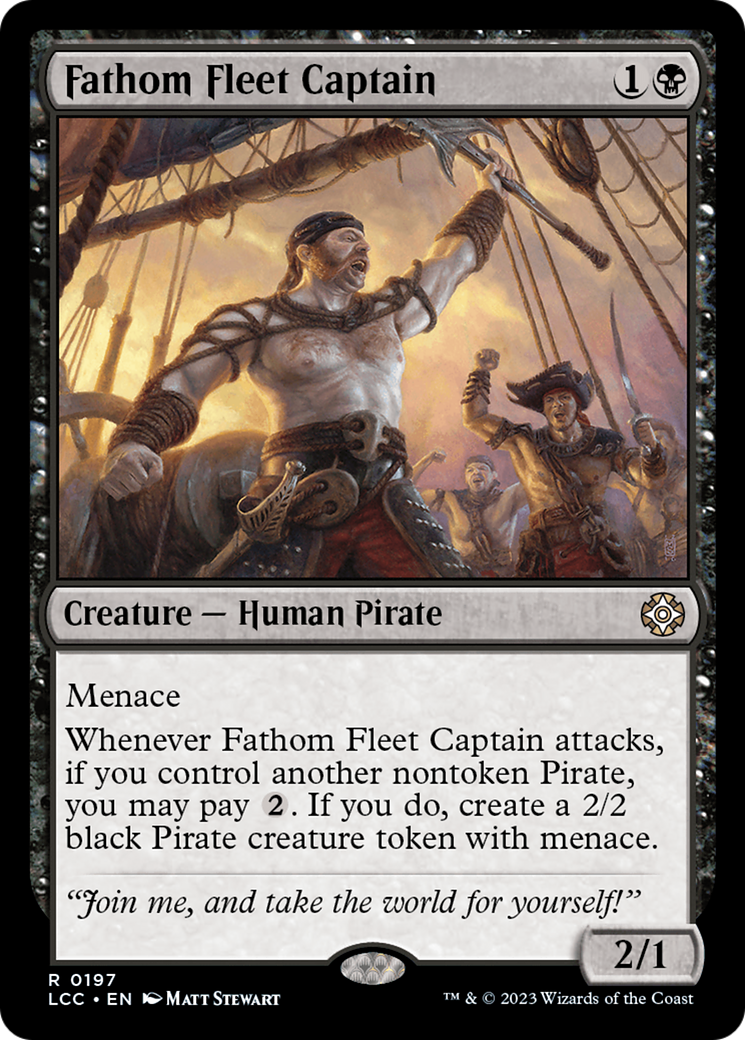 Fathom Fleet Captain [The Lost Caverns of Ixalan Commander] | The Gaming Verse