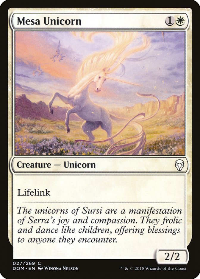 Mesa Unicorn [Dominaria] | The Gaming Verse