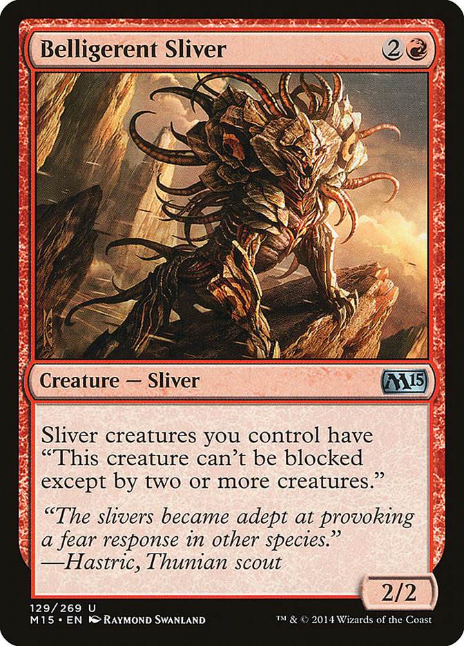 Belligerent Sliver [Magic 2015] | The Gaming Verse