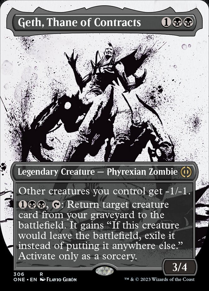 Geth, Thane of Contracts (Borderless Ichor) [Phyrexia: All Will Be One] | The Gaming Verse