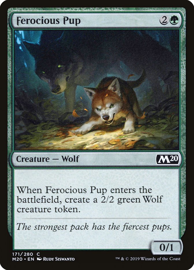 Ferocious Pup [Core Set 2020] | The Gaming Verse