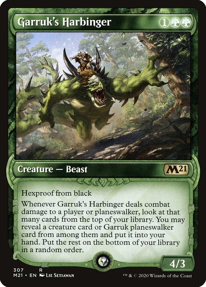 Garruk's Harbinger (Showcase) [Core Set 2021] | The Gaming Verse