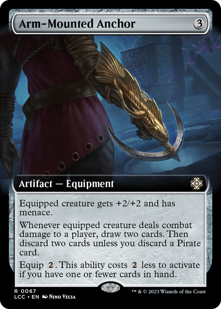 Arm-Mounted Anchor (Extended Art) [The Lost Caverns of Ixalan Commander] | The Gaming Verse