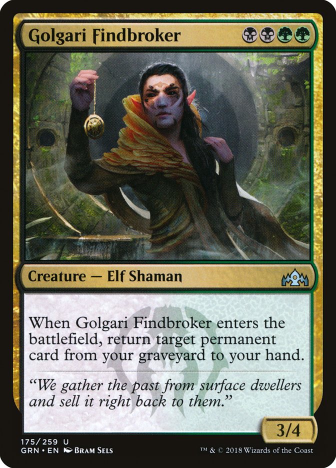 Golgari Findbroker [Guilds of Ravnica] | The Gaming Verse