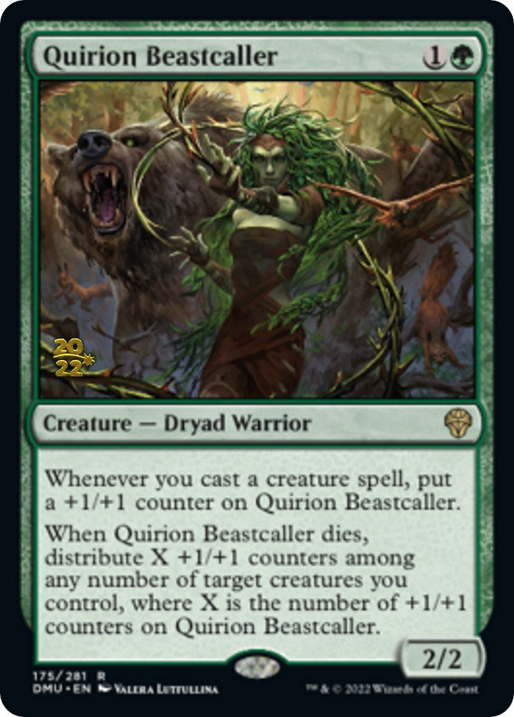 Quirion Beastcaller [Dominaria United Prerelease Promos] | The Gaming Verse