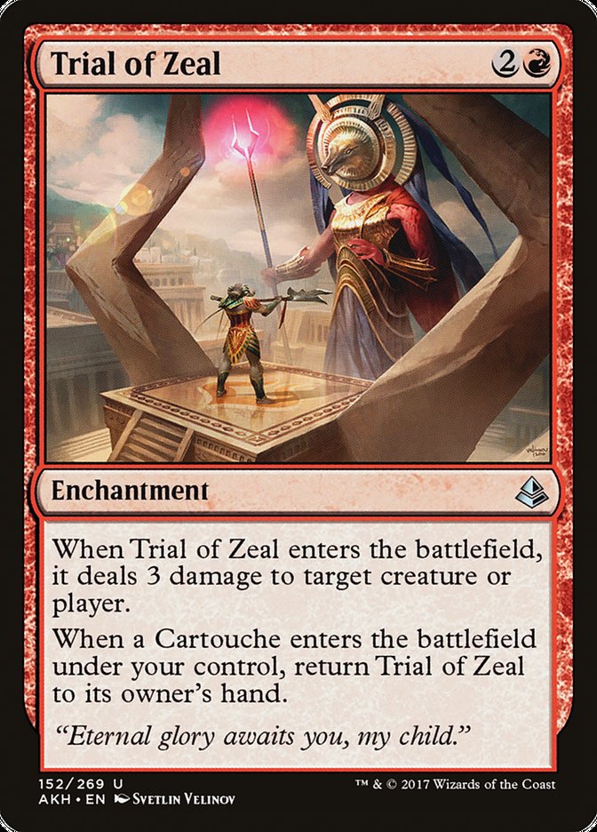 Trial of Zeal [Amonkhet] | The Gaming Verse