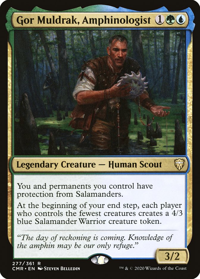 Gor Muldrak, Amphinologist [Commander Legends] | The Gaming Verse