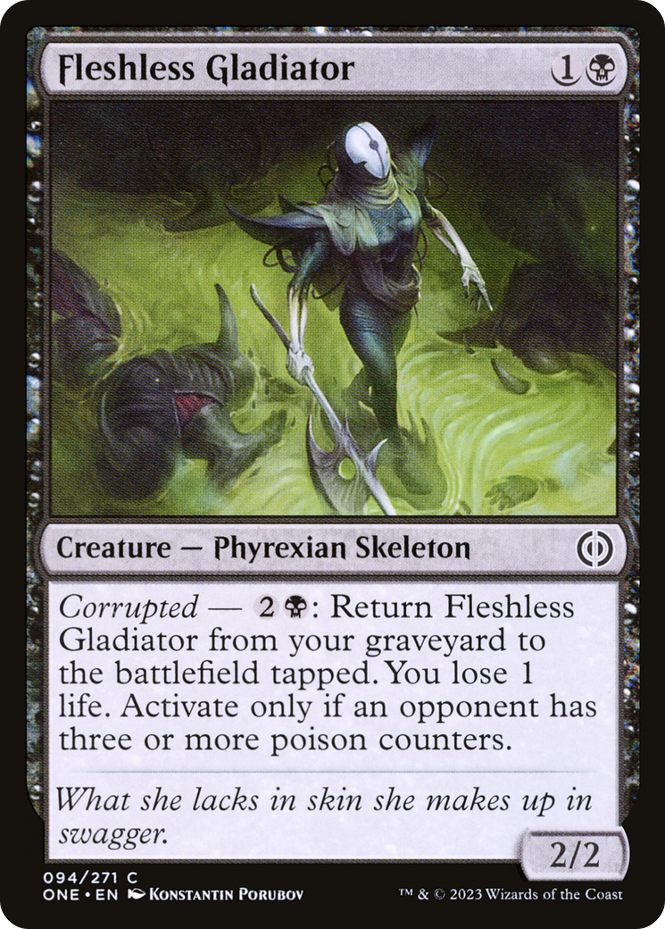 Fleshless Gladiator [Phyrexia: All Will Be One] | The Gaming Verse