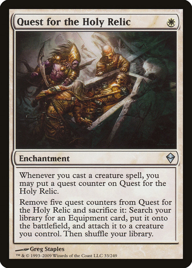 Quest for the Holy Relic [Zendikar] | The Gaming Verse