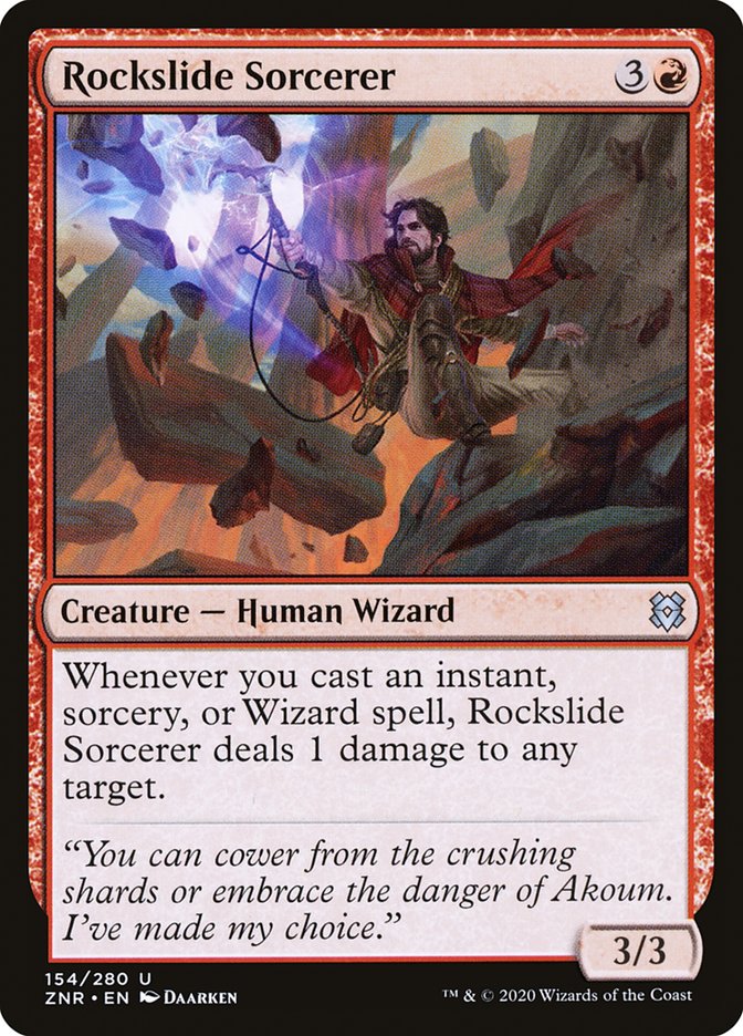 Rockslide Sorcerer [Zendikar Rising] | The Gaming Verse