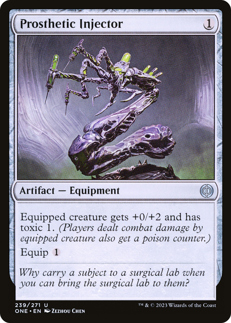 Prosthetic Injector [Phyrexia: All Will Be One] | The Gaming Verse