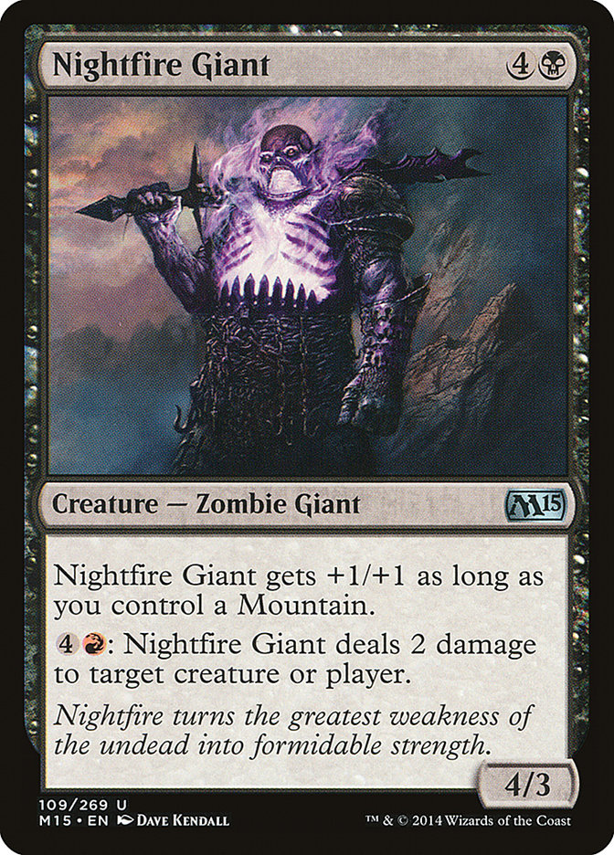 Nightfire Giant [Magic 2015] | The Gaming Verse