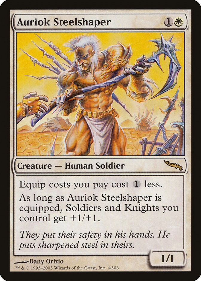 Auriok Steelshaper [Mirrodin] | The Gaming Verse