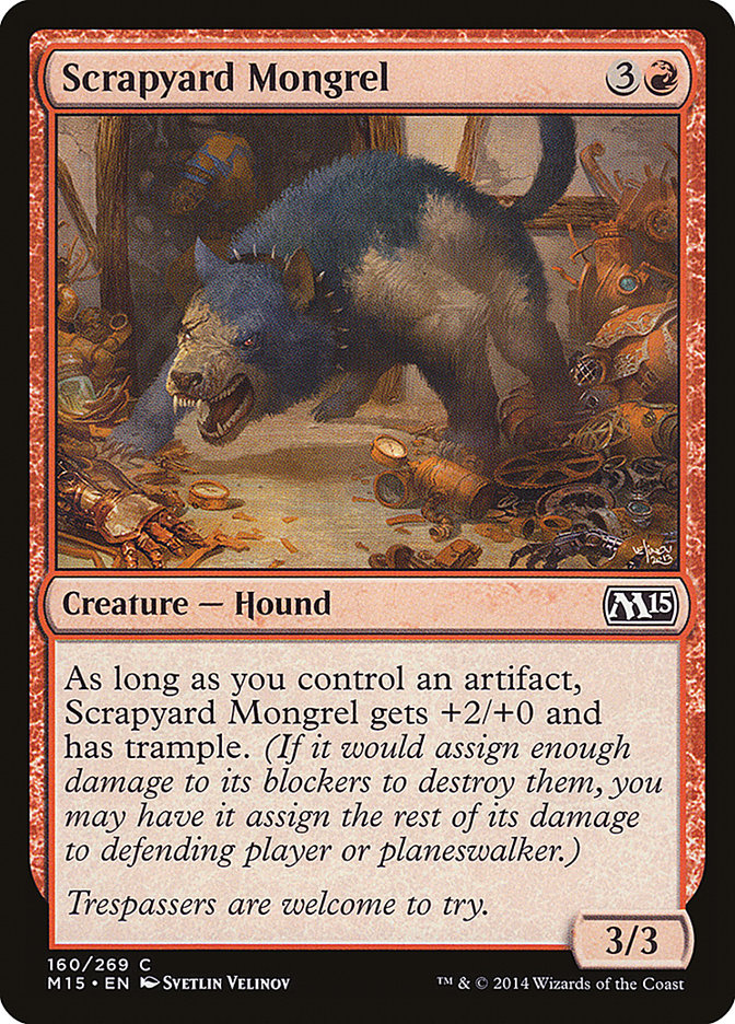 Scrapyard Mongrel [Magic 2015] | The Gaming Verse