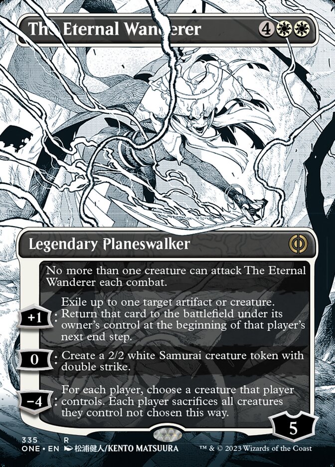 The Eternal Wanderer (Borderless Manga) [Phyrexia: All Will Be One] | The Gaming Verse