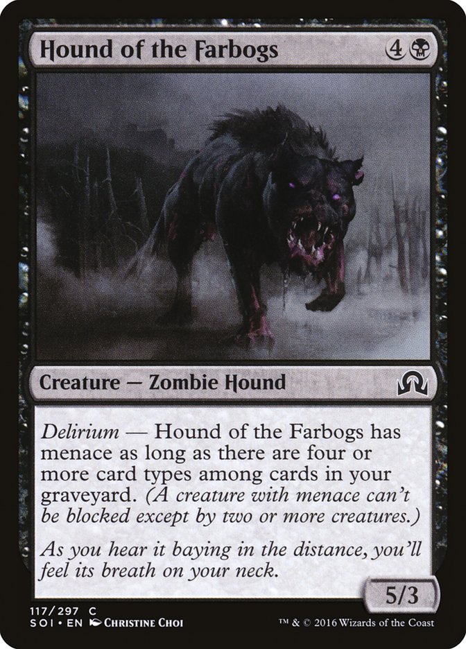 Hound of the Farbogs [Shadows over Innistrad] | The Gaming Verse