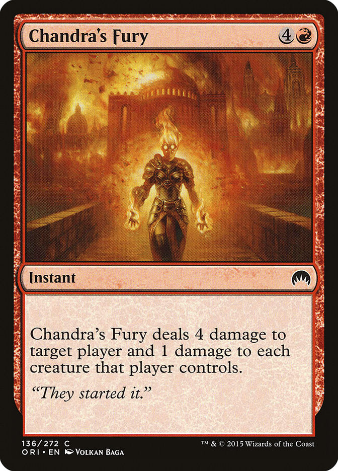 Chandra's Fury [Magic Origins] | The Gaming Verse