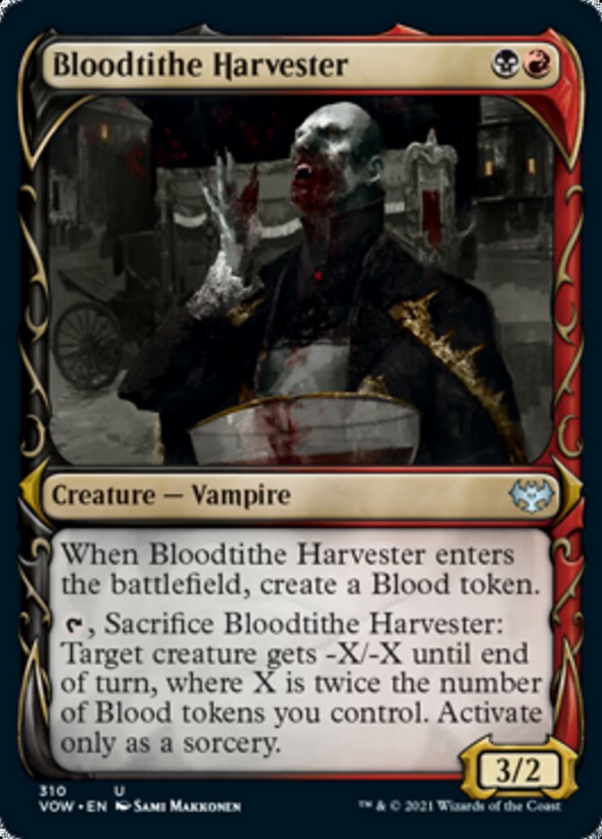 Bloodtithe Harvester (Showcase Fang Frame) [Innistrad: Crimson Vow] | The Gaming Verse