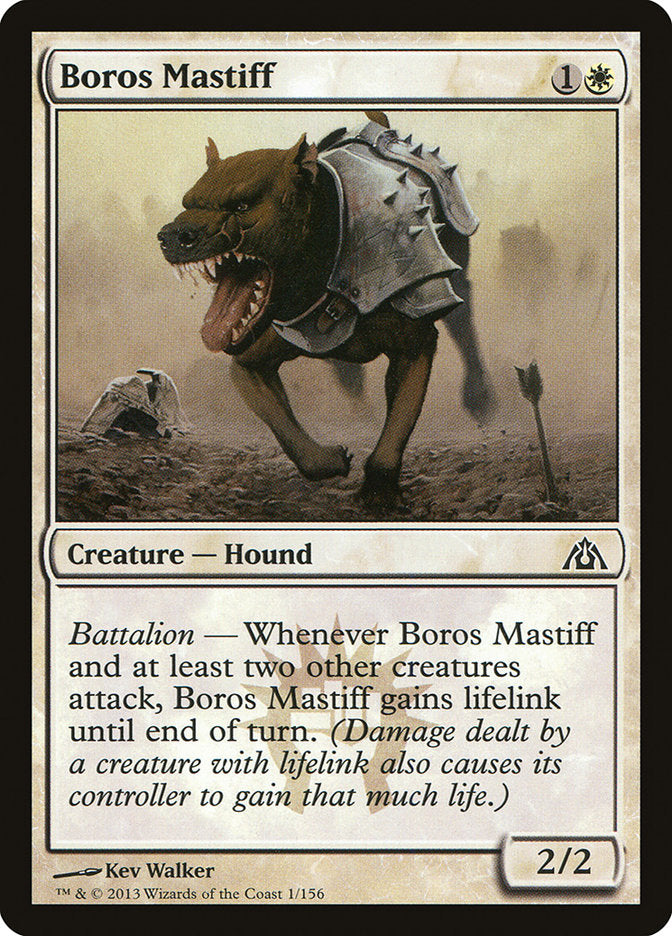 Boros Mastiff [Dragon's Maze] | The Gaming Verse