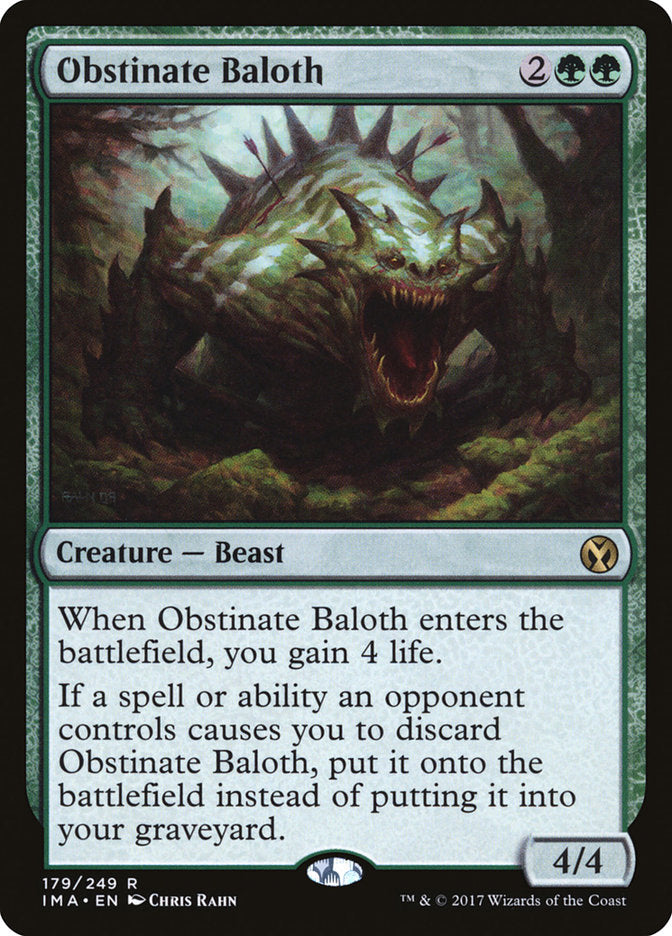 Obstinate Baloth [Iconic Masters] | The Gaming Verse