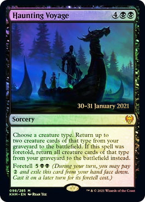 Haunting Voyage  [Kaldheim Prerelease Promos] | The Gaming Verse