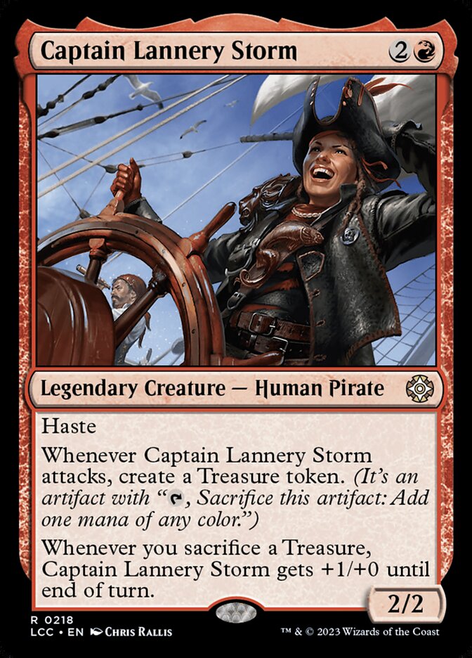 Captain Lannery Storm [The Lost Caverns of Ixalan Commander] | The Gaming Verse