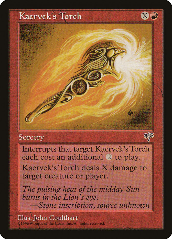 Kaervek's Torch [Mirage] | The Gaming Verse