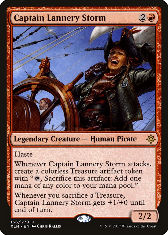 Captain Lannery Storm [Ixalan] | The Gaming Verse