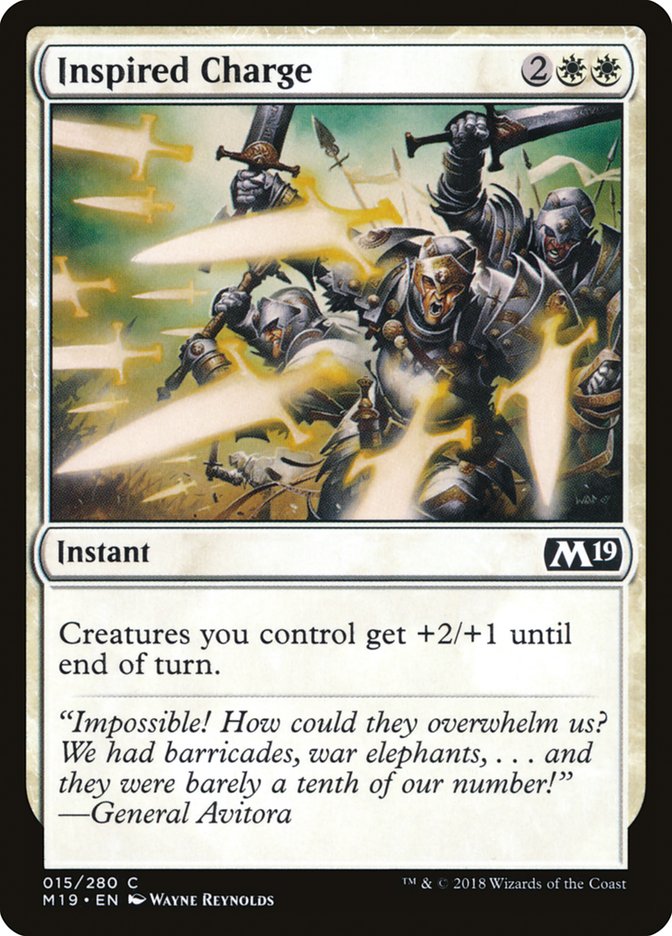 Inspired Charge [Core Set 2019] | The Gaming Verse