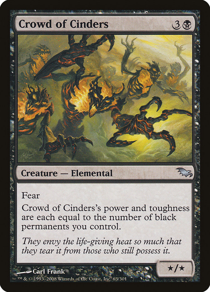 Crowd of Cinders [Shadowmoor] | The Gaming Verse