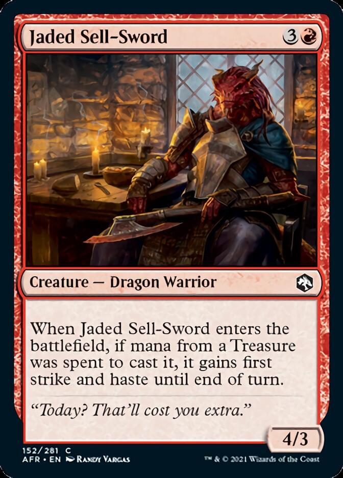 Jaded Sell-Sword [Dungeons & Dragons: Adventures in the Forgotten Realms] | The Gaming Verse