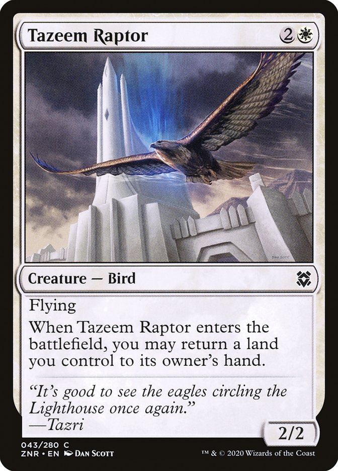 Tazeem Raptor [Zendikar Rising] | The Gaming Verse