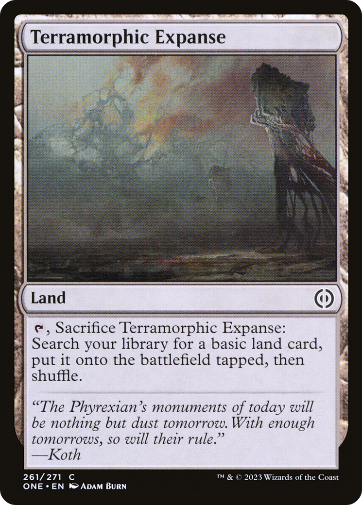 Terramorphic Expanse [Phyrexia: All Will Be One] | The Gaming Verse