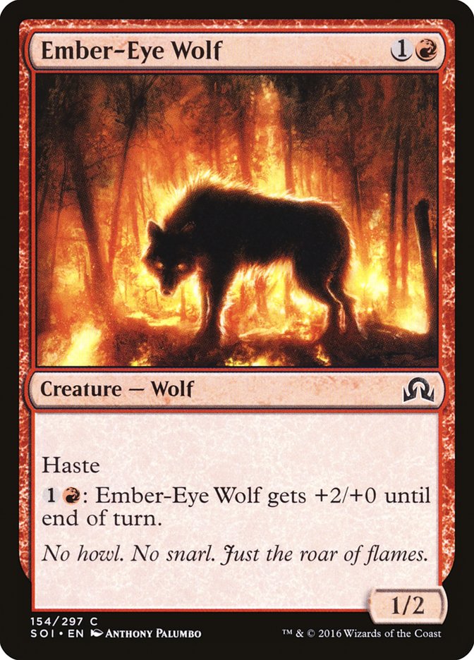 Ember-Eye Wolf [Shadows over Innistrad] | The Gaming Verse