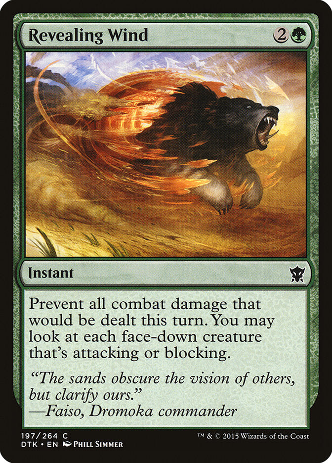 Revealing Wind [Dragons of Tarkir] | The Gaming Verse