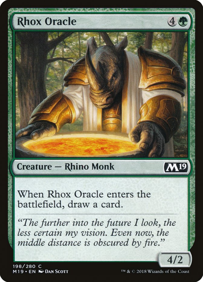 Rhox Oracle [Core Set 2019] | The Gaming Verse