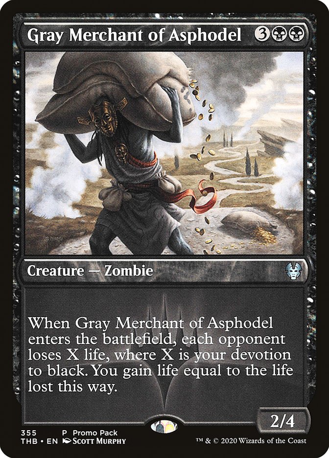 Gray Merchant of Asphodel (Promo Pack) [Theros Beyond Death Promos] | The Gaming Verse