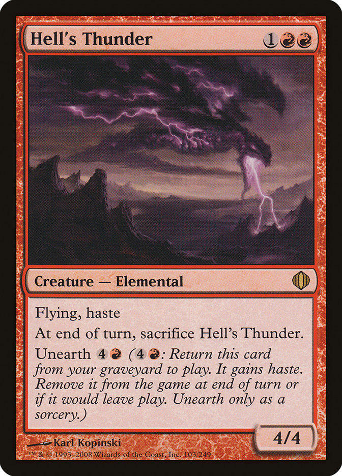 Hell's Thunder [Shards of Alara] | The Gaming Verse