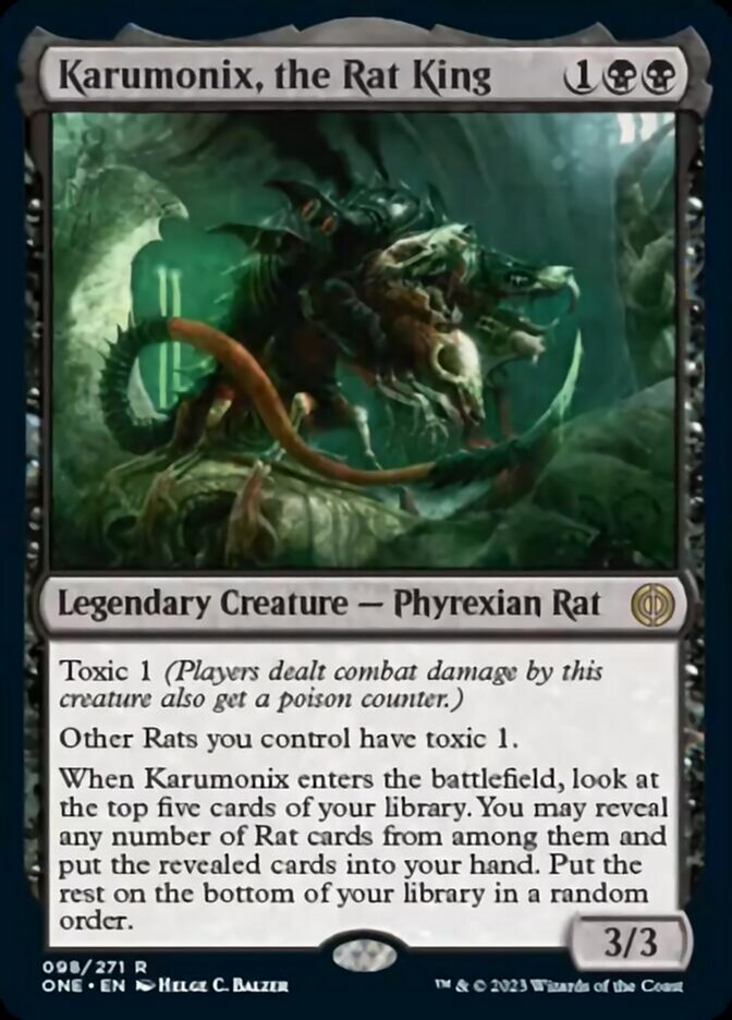 Karumonix, the Rat King [Phyrexia: All Will Be One] | The Gaming Verse