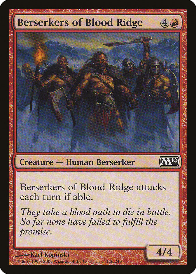 Berserkers of Blood Ridge [Magic 2010] | The Gaming Verse