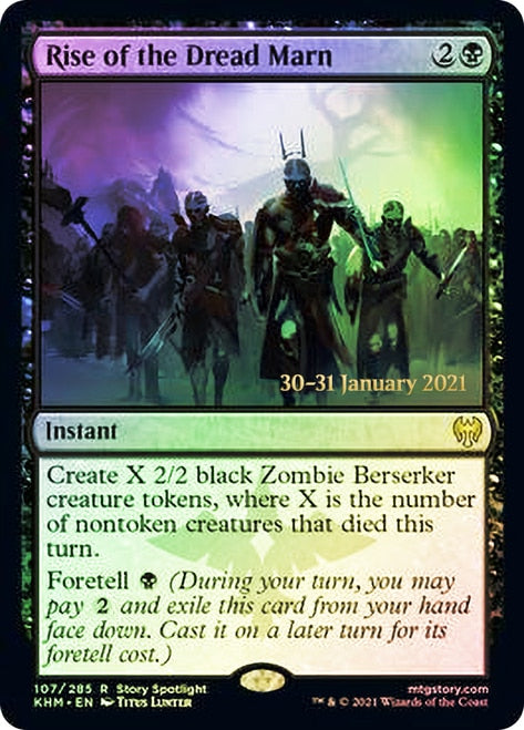 Rise of the Dread Marn  [Kaldheim Prerelease Promos] | The Gaming Verse