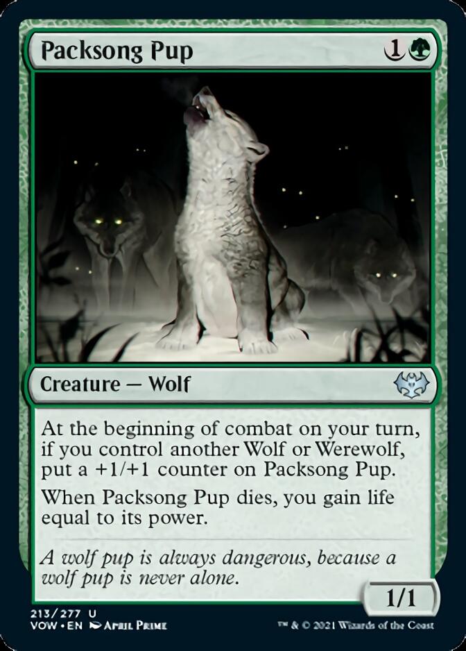 Packsong Pup [Innistrad: Crimson Vow] | The Gaming Verse